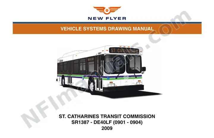 SR1387 Vehicle Systems Drawings, St. Catharines Transit Commission first-page preview