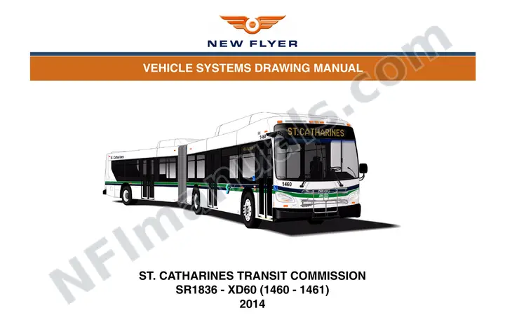 SR1836 Vehicle Systems Drawings, St. Catharines Transit Commission first-page preview