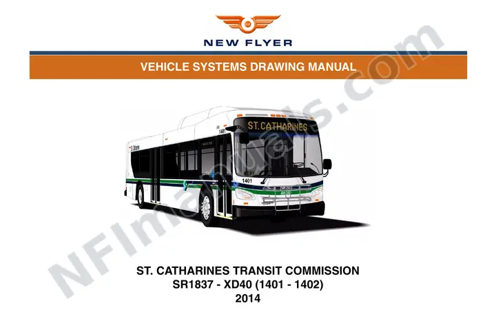SR1837 Vehicle Systems Drawings, St. Catharines Transit Commission first-page preview