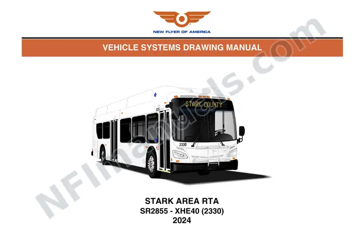 SR2855 Vehicle System Drawings, Stark Area RTA first-page preview