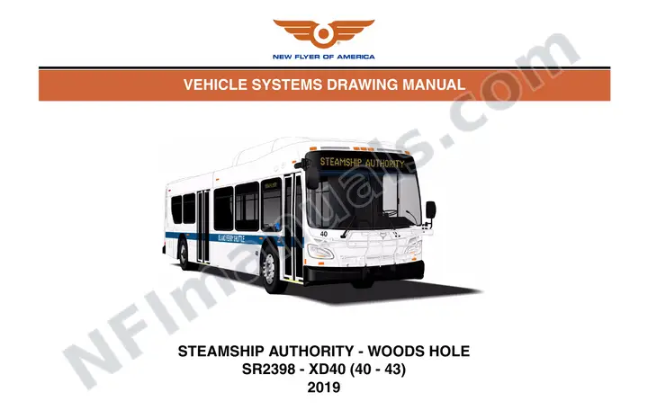 SR2398 Vehicle Systems Drawings, Steamship Authority - Woods Hole first-page preview