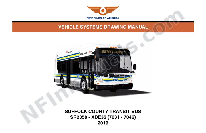 SR2358 Vehicle Systems Drawings, Suffolk County Transit Bus first-page preview