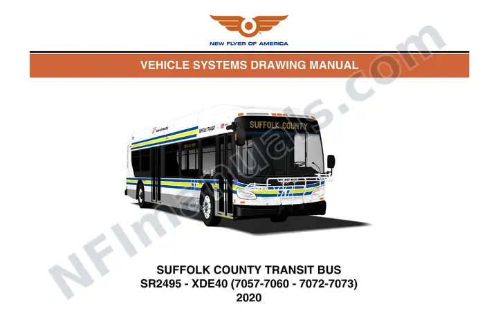 SR2495 Vehicle Systems Drawings, Suffolk County Transit Bus first-page preview