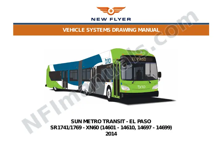 SR1741/1769 Vehicle Systems Drawings, Sun Metro Transit - El Paso first-page preview