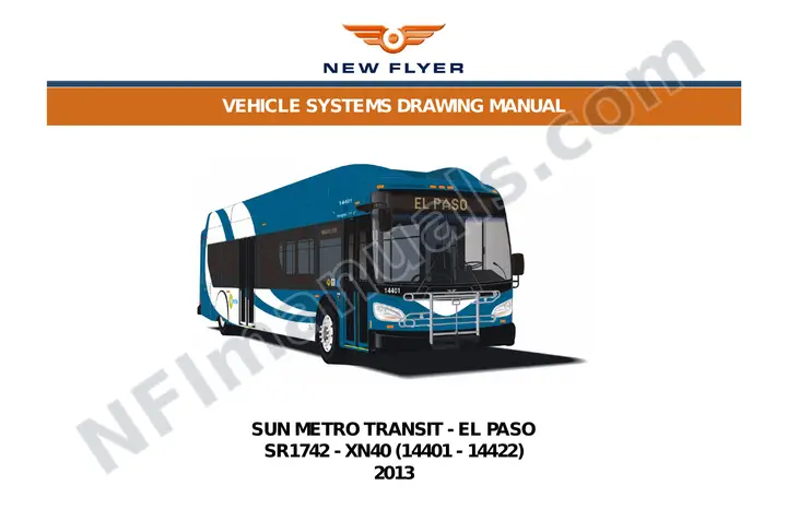 SR1742 Vehicle Systems Drawings, Sun Metro Transit - El Paso first-page preview