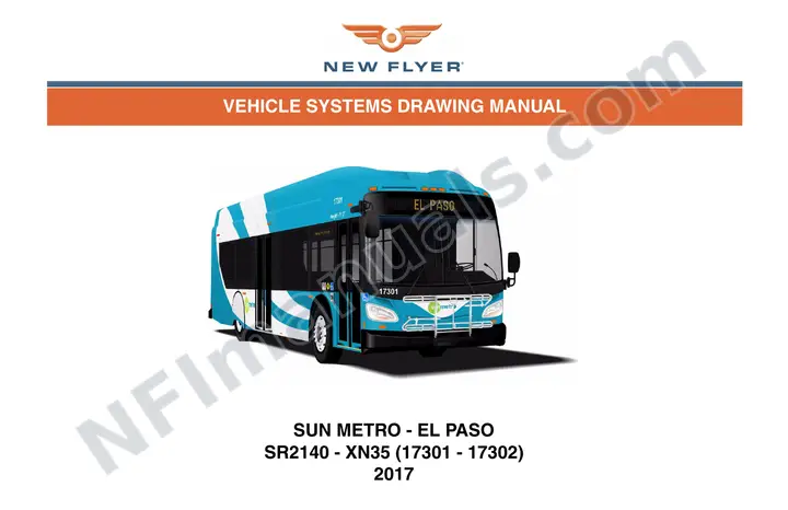 SR2140 Vehicle Systems Drawings, Sun Metro - El Paso first-page preview