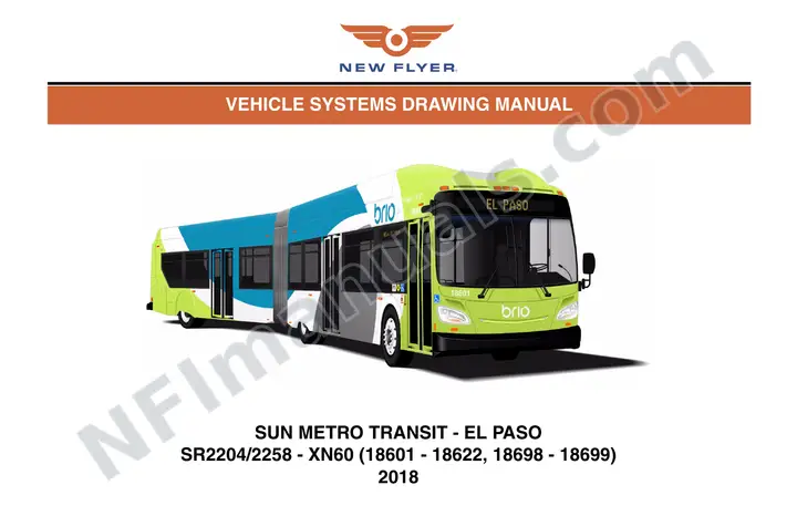 SR2204_2258 Vehicle Systems Drawings, Sun Metro Transit - El Paso first-page preview