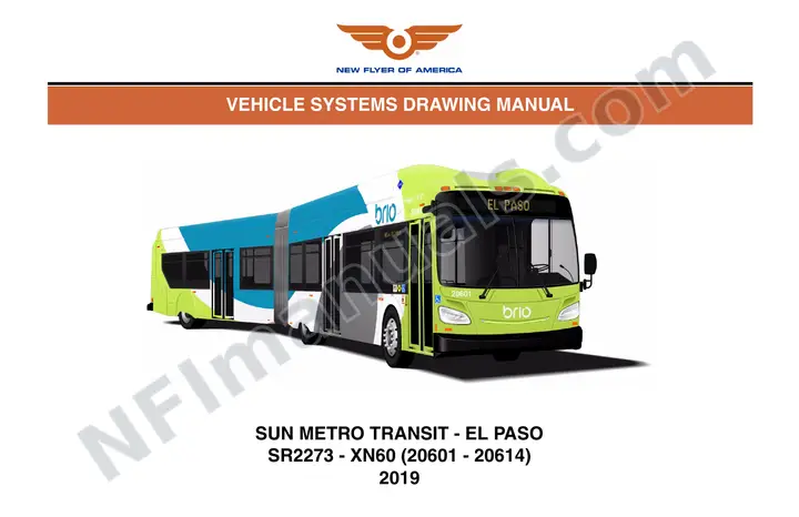 SR2273 Vehicle Systems Drawings, Sun Metro Transit - El Paso first-page preview