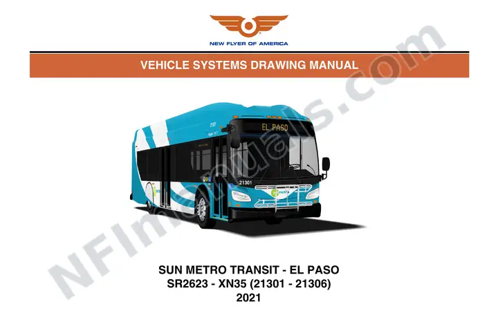 SR2623 Vehicle Systems Drawings, Sun Metro Transit - El Paso first-page preview