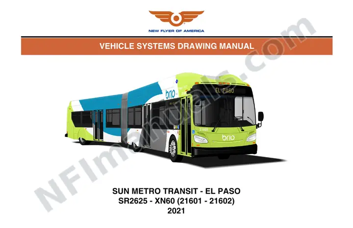SR2625 Vehicle Systems Drawings, Sun Metro Transit - El Paso first-page preview
