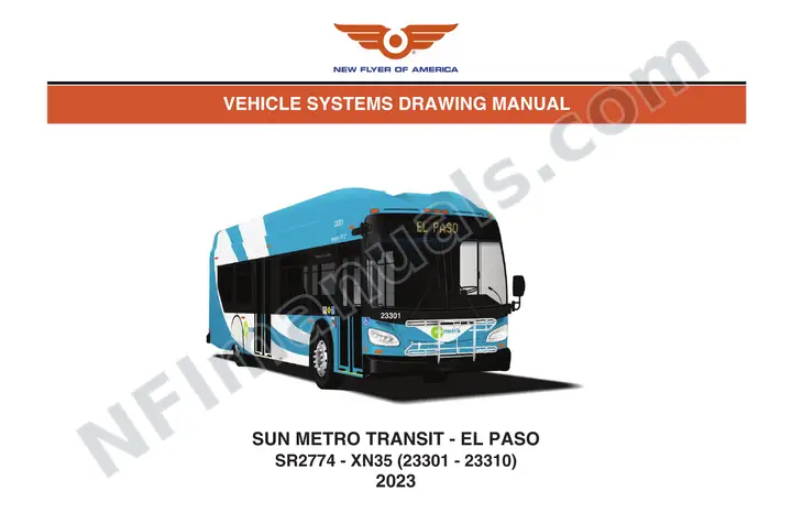 SR2774 Vehicle Systems Drawings, Sun Metro Transit - El Paso first-page preview