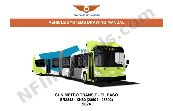 SR2843 Vehicle Systems Drawings, Sun Metro Transit - El Paso first-page preview