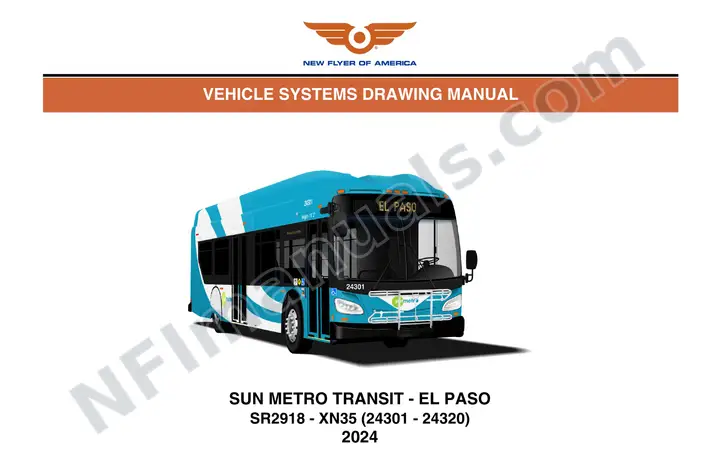 SR2918 Vehicle Systems Drawings, Sun Metro Transit - El Paso first-page preview