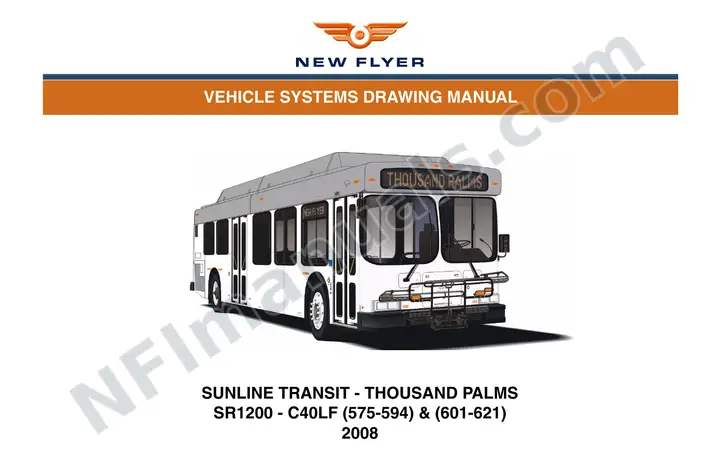 SR1200 Vehicle Systems Drawings, Sunline Transit first-page preview