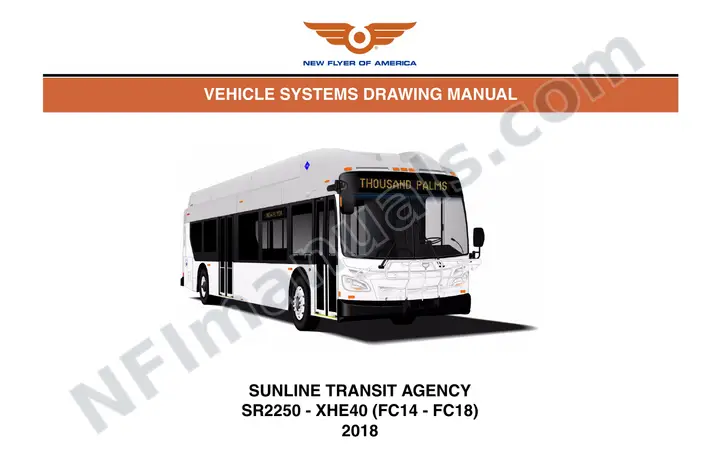 SR2250 Vehicle Systems Drawings, Sunline Transit Agency first-page preview