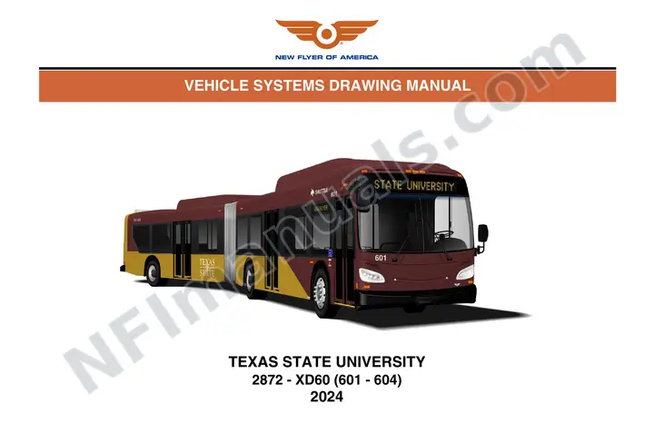 SR2872 Vehicle System Drawings, Texas State University first-page preview