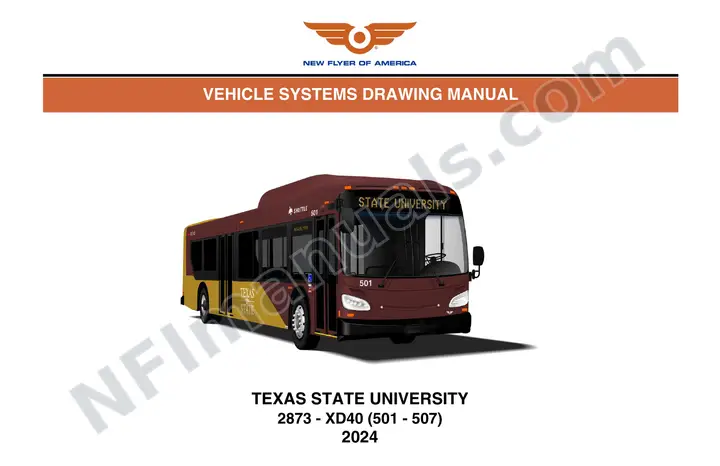 SR2873 Vehicle System Drawings, Texas State University first-page preview