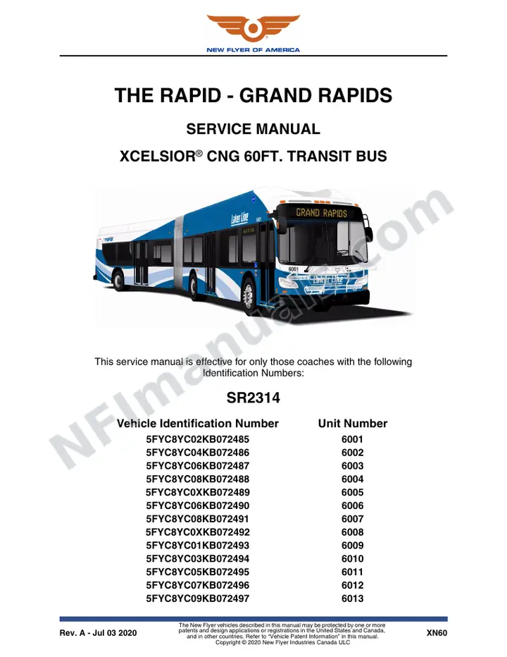 SR2314 Service Manual, The Rapid - Grand Rapids first-page preview