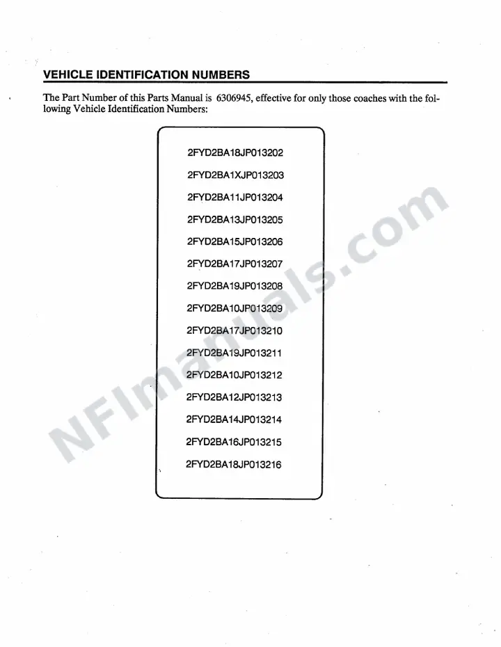 SR213 Parts Manual, Toronto Transit Commission first-page preview
