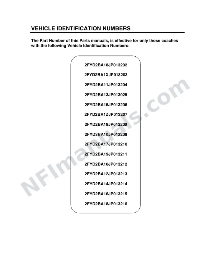 SR215 Parts Manual, Toronto Transit Commission first-page preview
