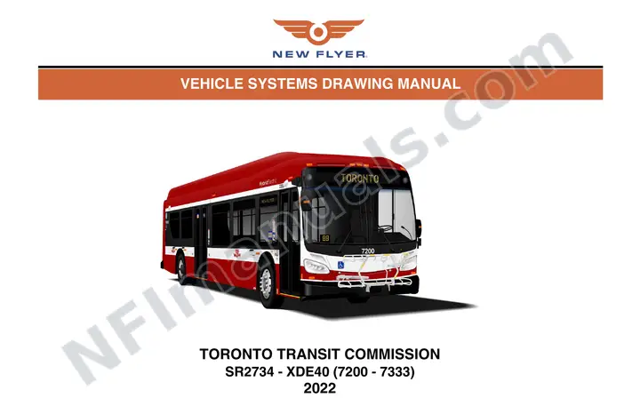 SR2734 Vehicle Systems Drawings, Toronto Transit Commission first-page preview