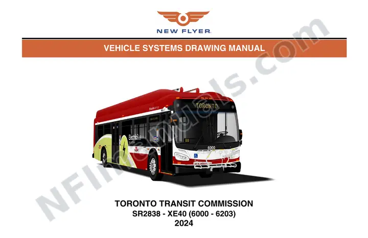 SR2838 Vehicle Systems Drawings, Toronto Transit Commission first-page preview
