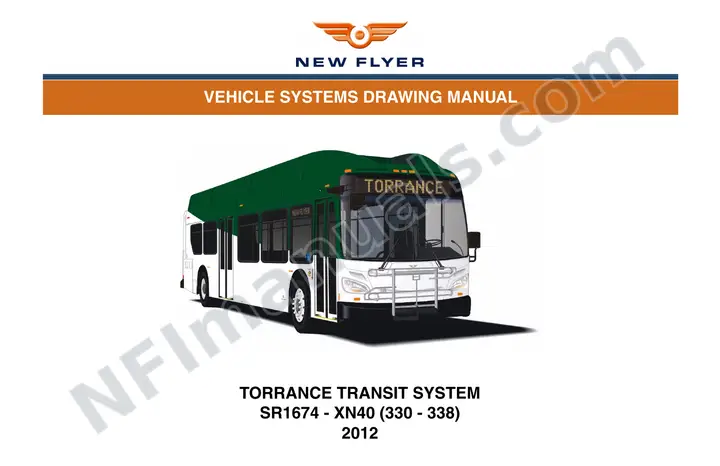 SR1674 Vehicle Systems Drawings, Torrance Transit System first-page preview