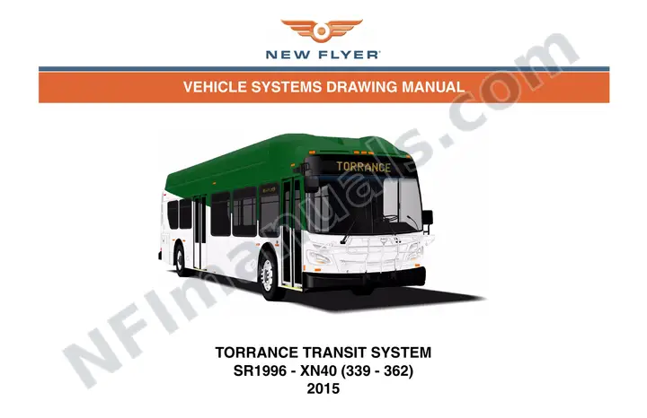 SR1996 Vehicle Systems Drawings, Torrance Transit System first-page preview