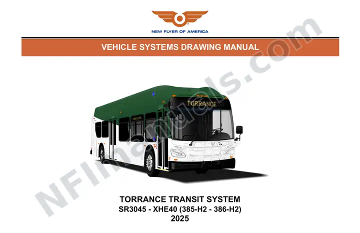 3045 Vehicle Systems Drawings, Torrance Transit System first-page preview