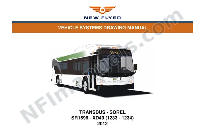 SR1696 Vehicle Systems Drawings, Transbus - Sorel first-page preview