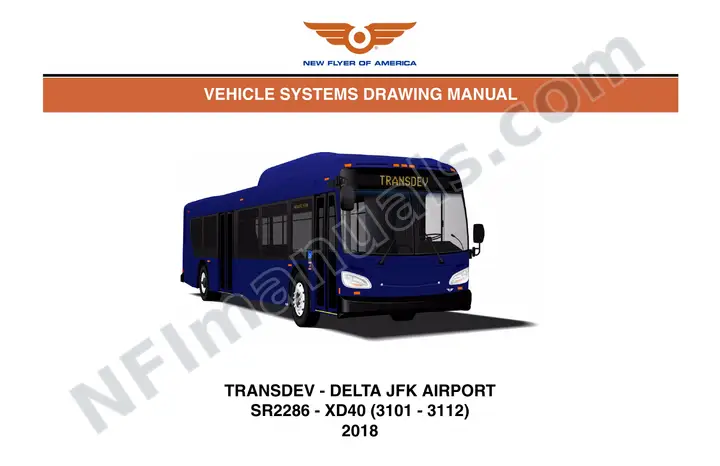 SR2286 Vehicle Systems Drawings, Transdev - Delta JFK Airport first-page preview