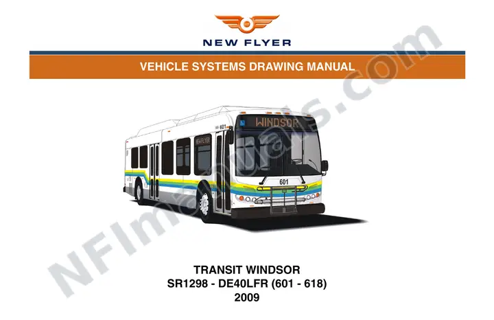 SR1298 Vehicle Systems Drawings, Windsor Transit first-page preview