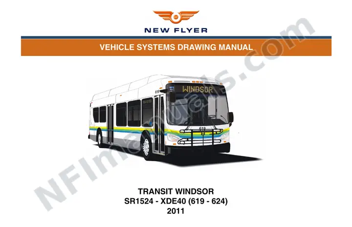 SR1524 Vehicle Systems Drawings, Transit Windsor first-page preview
