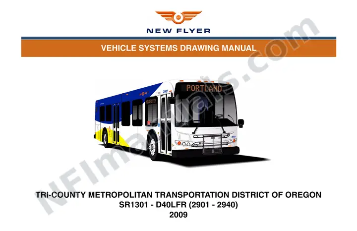 SR1301 Vehicle Systems Drawings, Tri-County Metropolitan Transit District of Oregon first-page preview