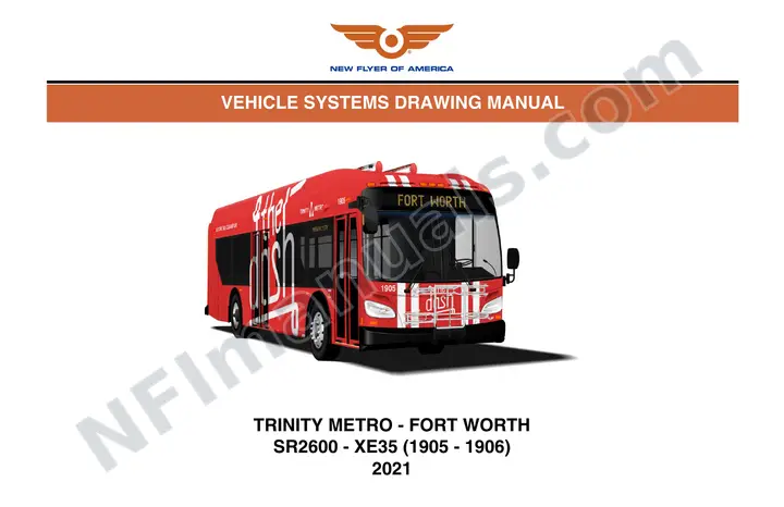 SR2600 Vehicle Systems Drawings, Trinity Metro - Fort Worth first-page preview