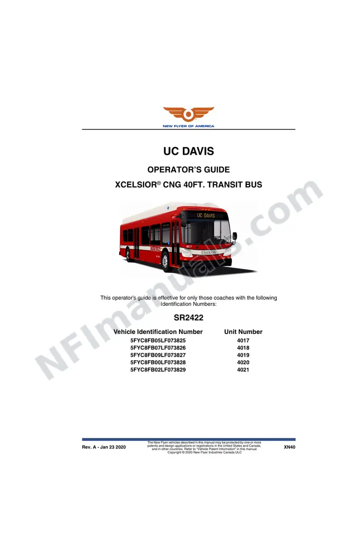 SR2422 Operator's Guide, UC Davis first-page preview