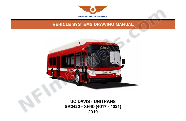 SR2422 Vehicle Systems Drawings, UC Davis - Unitrans first-page preview