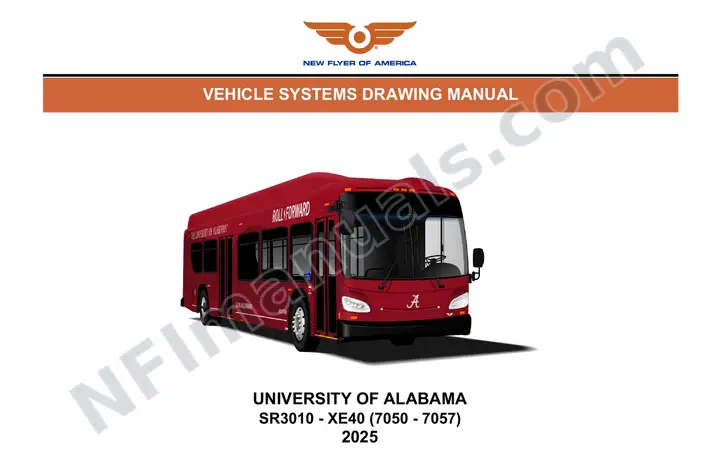 SR3010 Vehicle Systems Drawings, University Of Alabama first-page preview