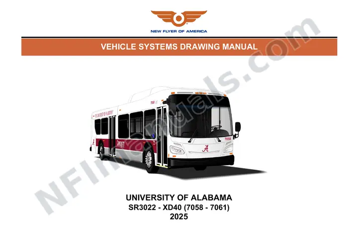 SR3022 Vehicle Systems Drawings, University of Alabama first-page preview
