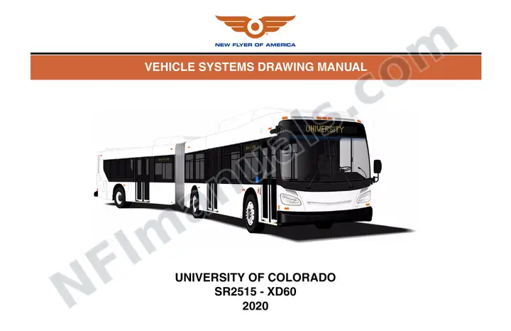 SR2515 Vehicle Systems Drawings, University of Colorado first-page preview