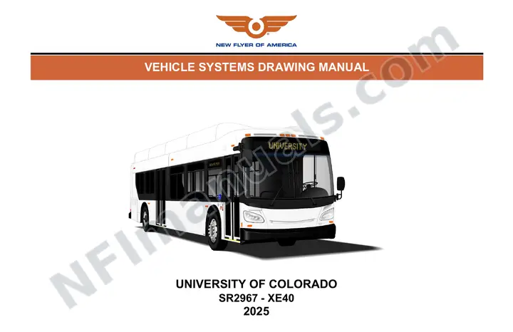 SR2967 Vehicle Systems Drawings, University of Colorado first-page preview