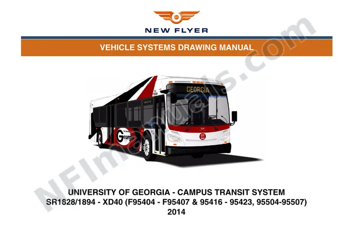 SR1828_1894 Vehicle Systems Drawings, University of Georgia - Campus Transit System first-page preview