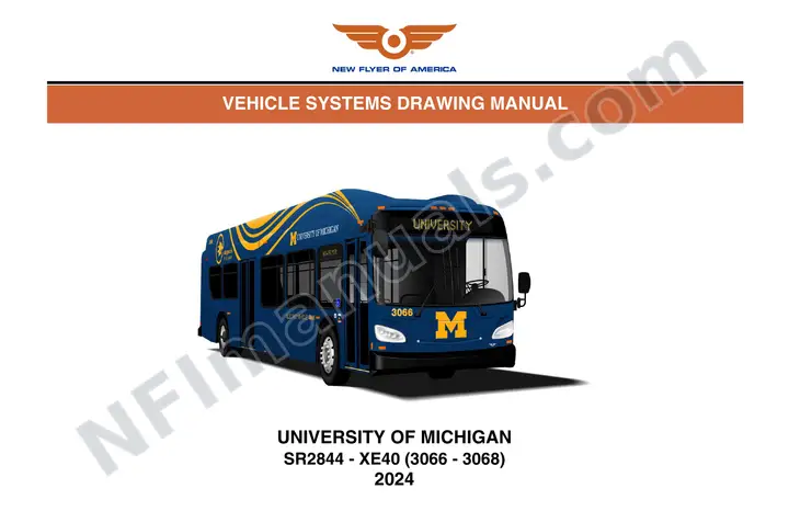SR2844 Vehicle Systems Drawings, University of Michigan first-page preview