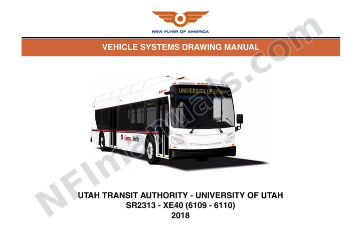 SR2313 Vehicle Systems Drawings, UTAH Transit Authority - Unversity of UTAH first-page preview