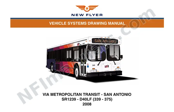 SR1239 Vehicle Systems Drawings, Via Metropolitan Transit - San Antonio first-page preview