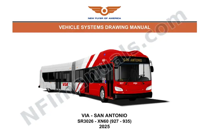 SR3026 Vehicle Systems Drawings, VIA - San Antonio first-page preview