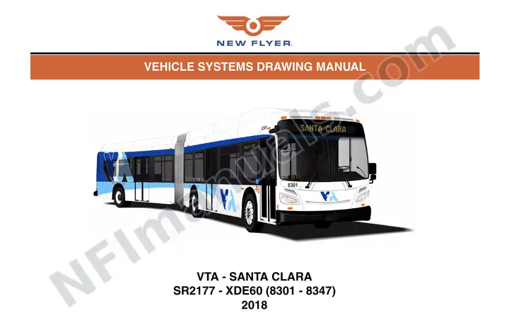 SR2177 Vehicle Systems Drawings, VTA - Santa Clara first-page preview