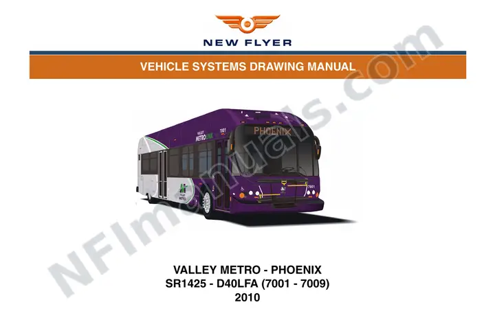 SR1425 Vehicle Systems Drawings, Valley Metro - Phoenix first-page preview