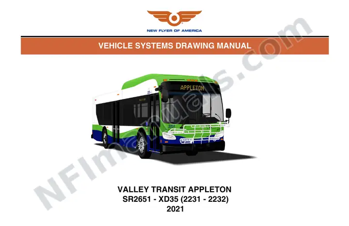 SR2651 Vehicle Systems Drawings, Valley Transit Appleton first-page preview
