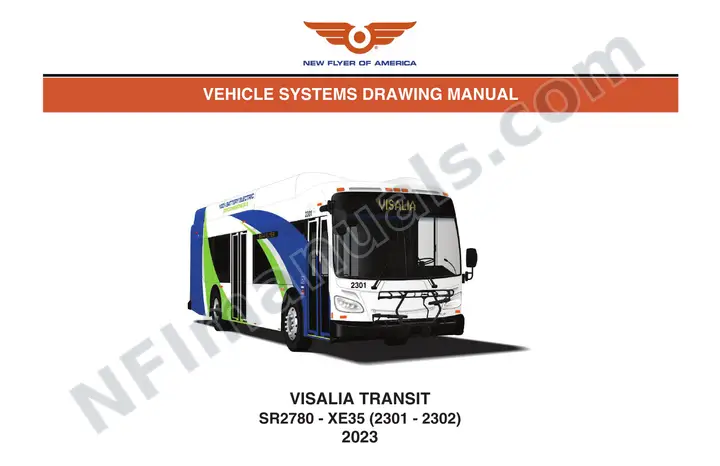 SR2780 Vehicle Systems Drawings, Visalia Transit first-page preview